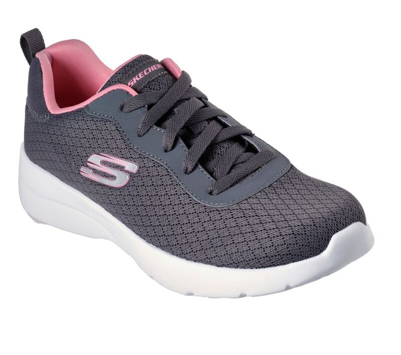 Skechers Dynamight 2.0 - Eye To Eye - Womens Sneakers Grey/Coral [AU-BT6004]